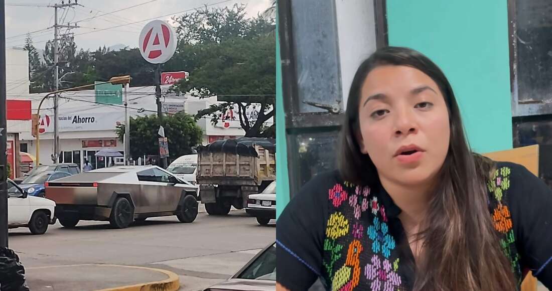 VIDEO ¬ Morenista presume Cybertruck en Guerrero, pero se deslinda. “No es mío”, dice