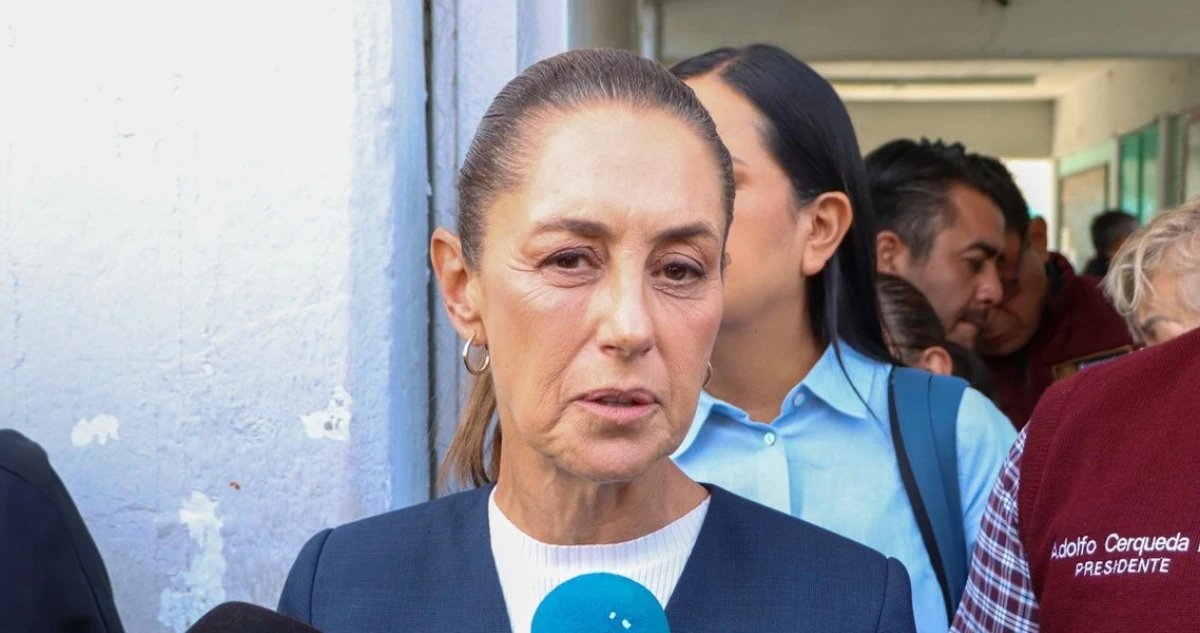 Claudia supervisa trabajos tras inundación en Neza: 