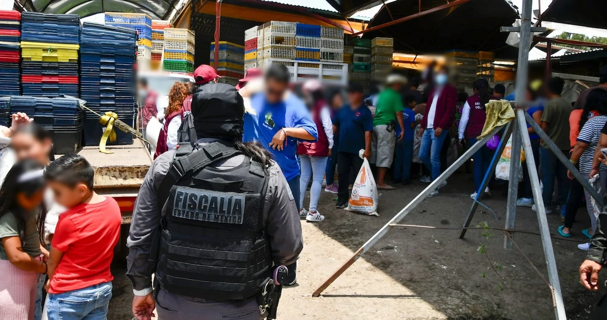 Edomex entrega carne, pollo, borregos y más de lo incautado en 
