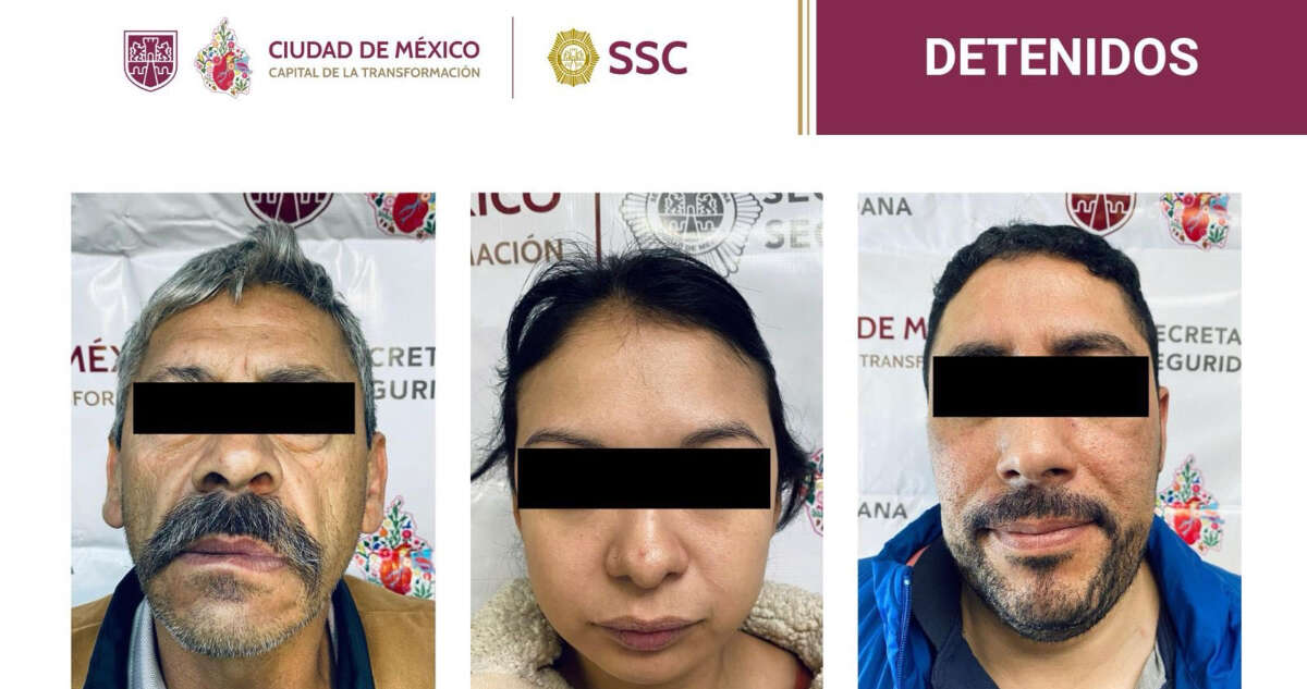 La SSC detiene a 3 personas y decomisa 946 dosis de droga en inmueble de Iztapalapa