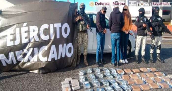 Ejército detiene a 3 miembros del Cártel del Pacífico: llevaban heroína y fentanilo