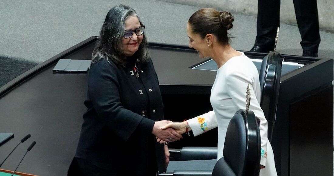 Sí, Claudia extendió la mano a la Ministra Presidenta. Pero en el discurso la tundió