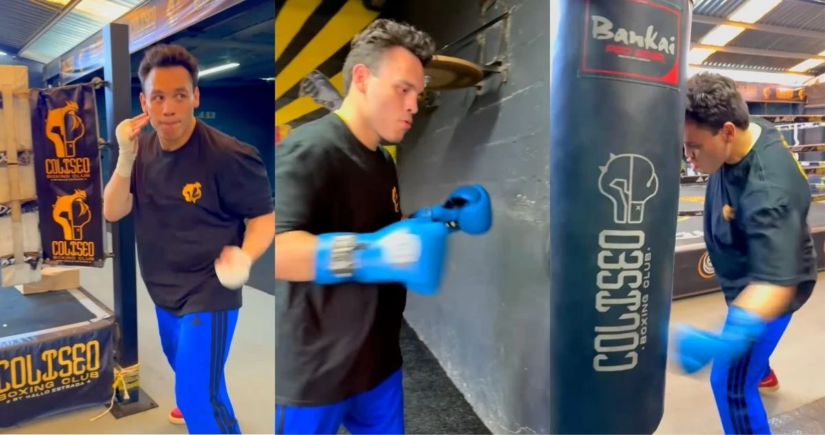 VIDEO ¬ Julio César Chávez Jr. regresa a su entrenamiento después de salir de prisión