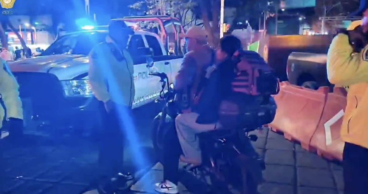 VIDEO ¬ Policías y motociclistas se enfrentan en Rodada del Terror; remiten 511 motos