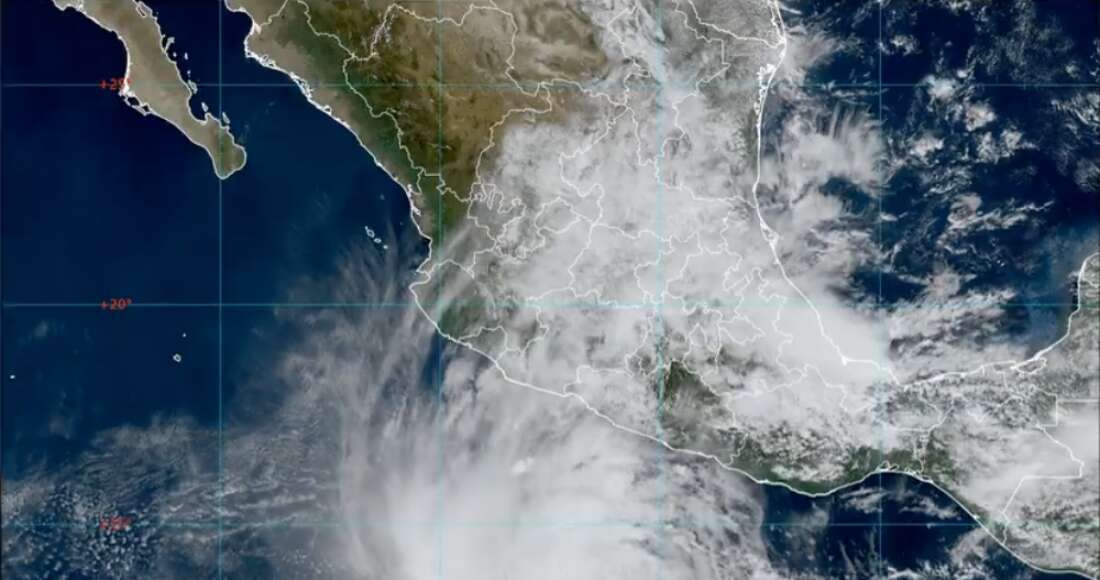 Tormenta tropical “Kristy” se forma frente a Guerrero y Michoacán; se esperan lluvias