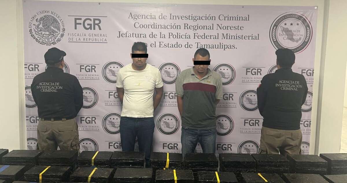 Dos hombres caen con más de 700 kilos de metanfetamina ocultos en cajas de tostadas