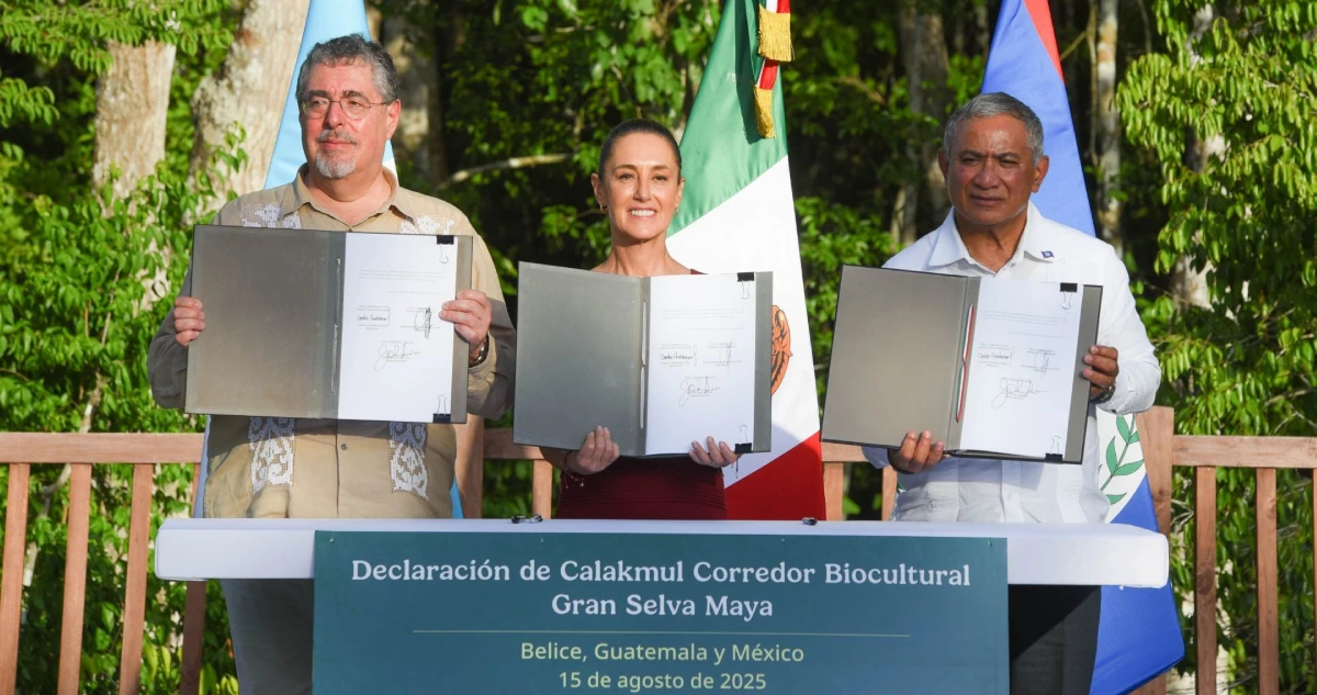 México, Guatemala y Belice crean Corredor Biocultural para preservar la Selva Maya