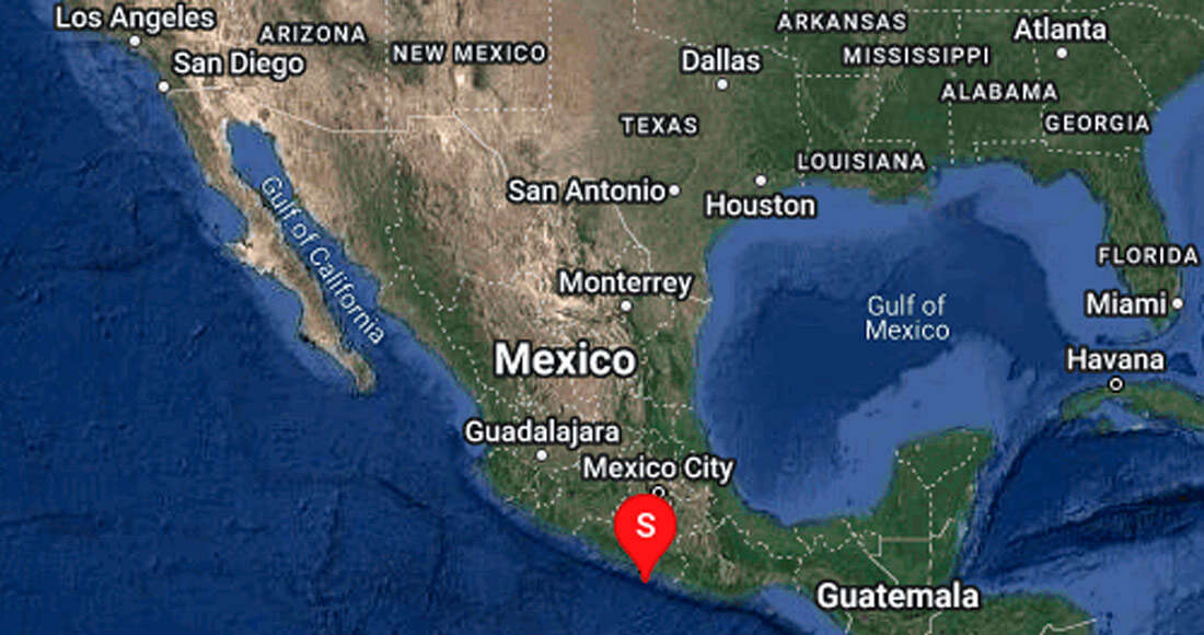 El SSN reporta un sismo de magnitud 5.2 en Guerrero; se percibe levemente en la CdMx