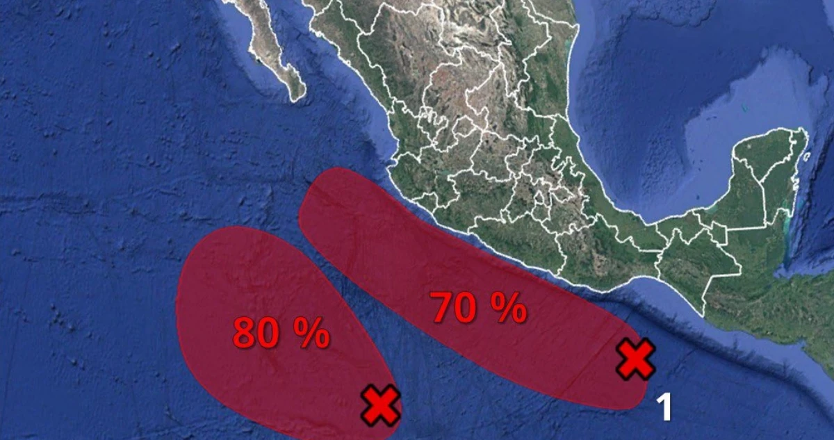 SMN pronostica formación de la tormenta 