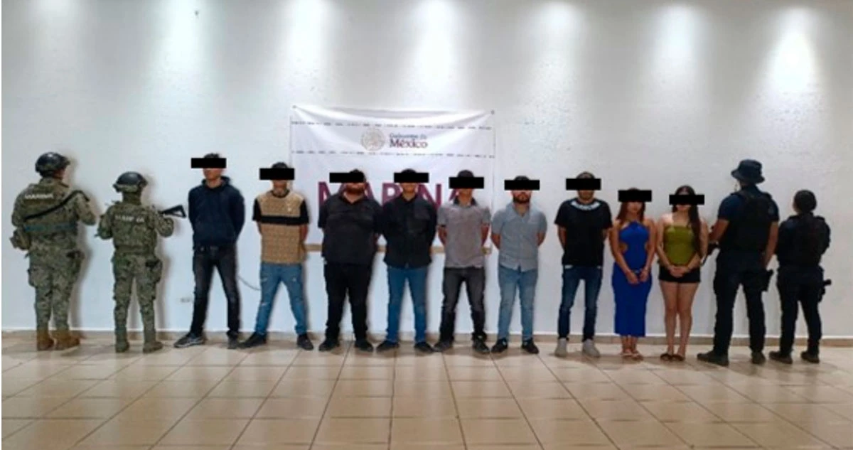 Autoridades capturan a 9 integrantes de 