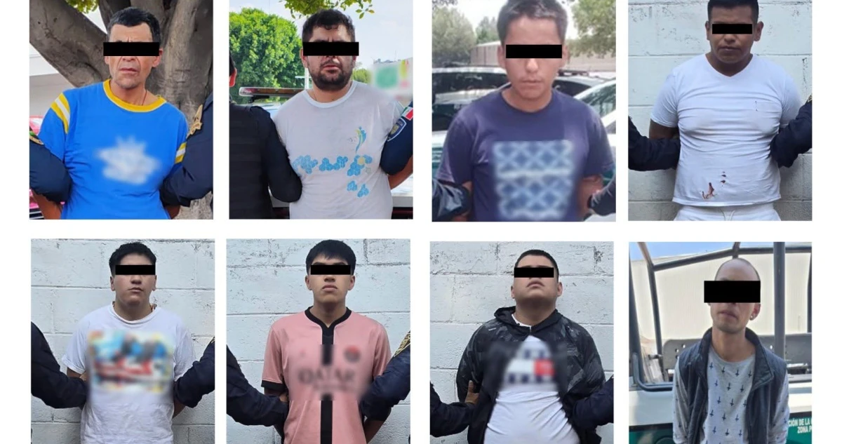 La SSC detiene a 12 presuntos integrantes de la Unión Tepito con 300 dosis de droga