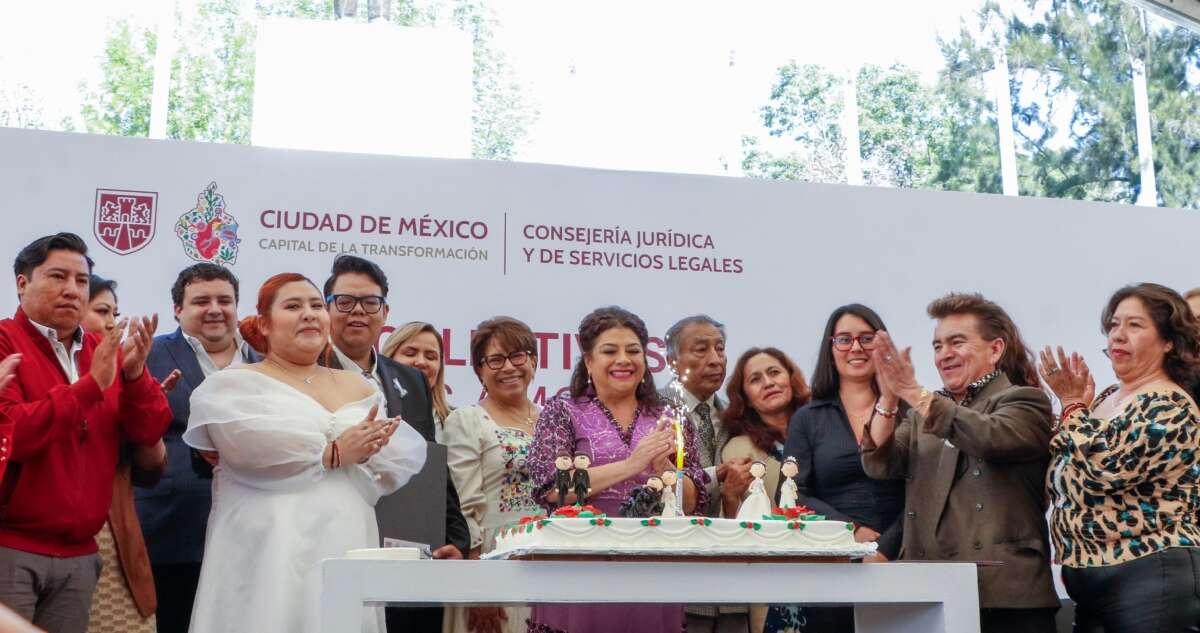 La CdMx celebra el Día del Amor con el casamiento de 500 parejas en boda colectiva