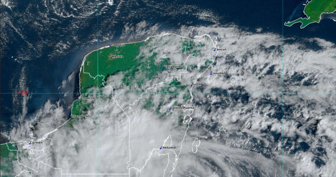 La tormenta tropical “Sara” se acerca a México; prevén lluvias intensas en Yucatán