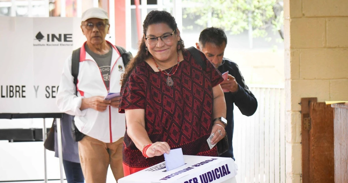 Lenia Batres tuvo más votos en la elección judicial que el partido de 