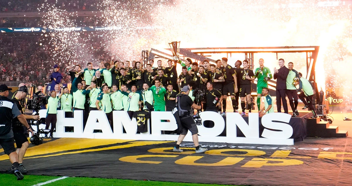 México se impone 2-1 a EU y obtiene su décima Copa Oro; Sheinbaum envía felicitación