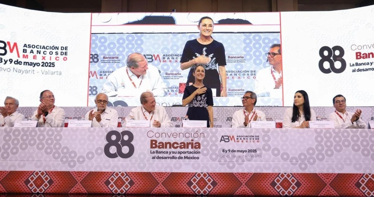 Sheinbaum exige a bancos más créditos para mexicanxs. Se debe crear bienestar, dice