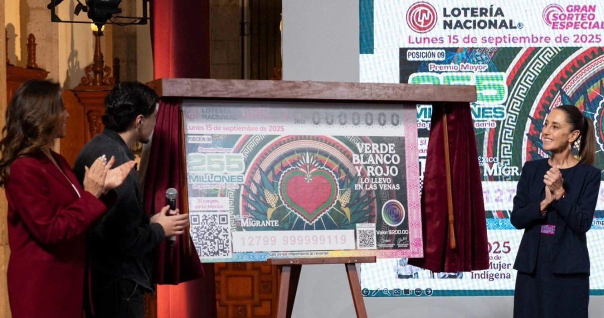 El Gobierno de México lanza billete de lotería para apoyar a migrantes. ¿Cuánto vale?