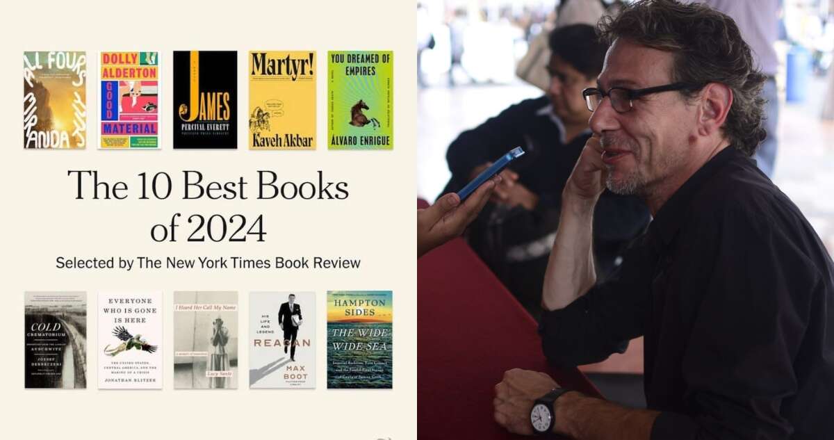 El NYT incluye novela del mexicano Álvaro Enrigue entre los 10 mejores libros de 2024