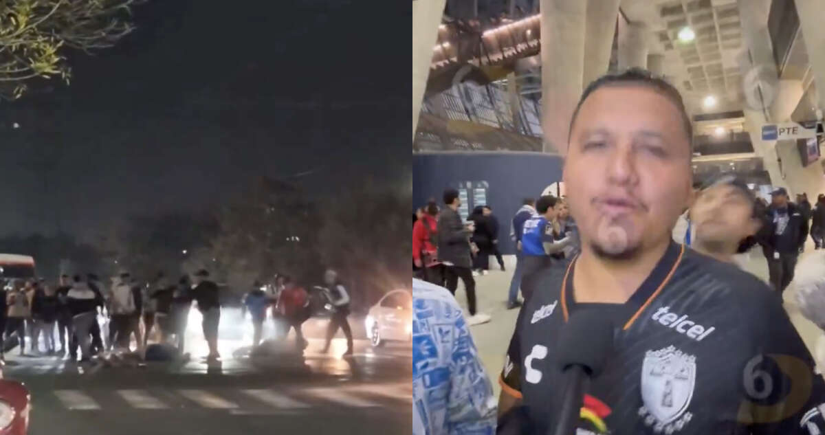 VIDEO FUERTE: Hinchas de Rayados golpean a fans del Pachuca; identifican a un agresor