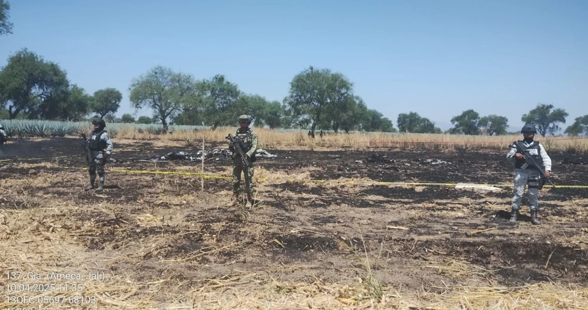 El desplome de una avioneta del Ejército en Jalisco cobra la vida de dos oficiales