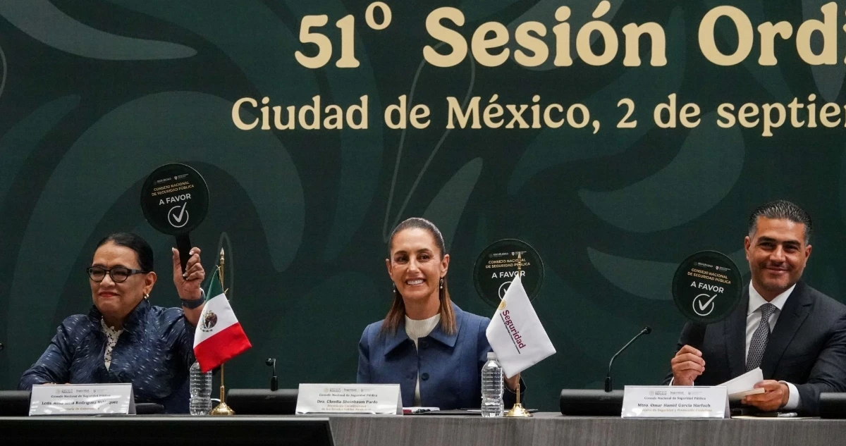 Sheinbaum y Harfuch exigen a estados fortalecer e incrementar policías y MPs locales