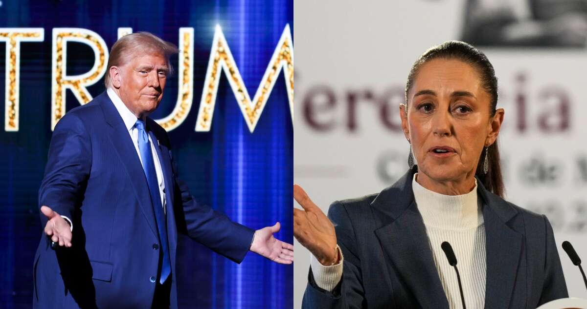 Trump dice que Claudia le reclamó: “¡por qué me haces eso!”. Ella dice que no fue así