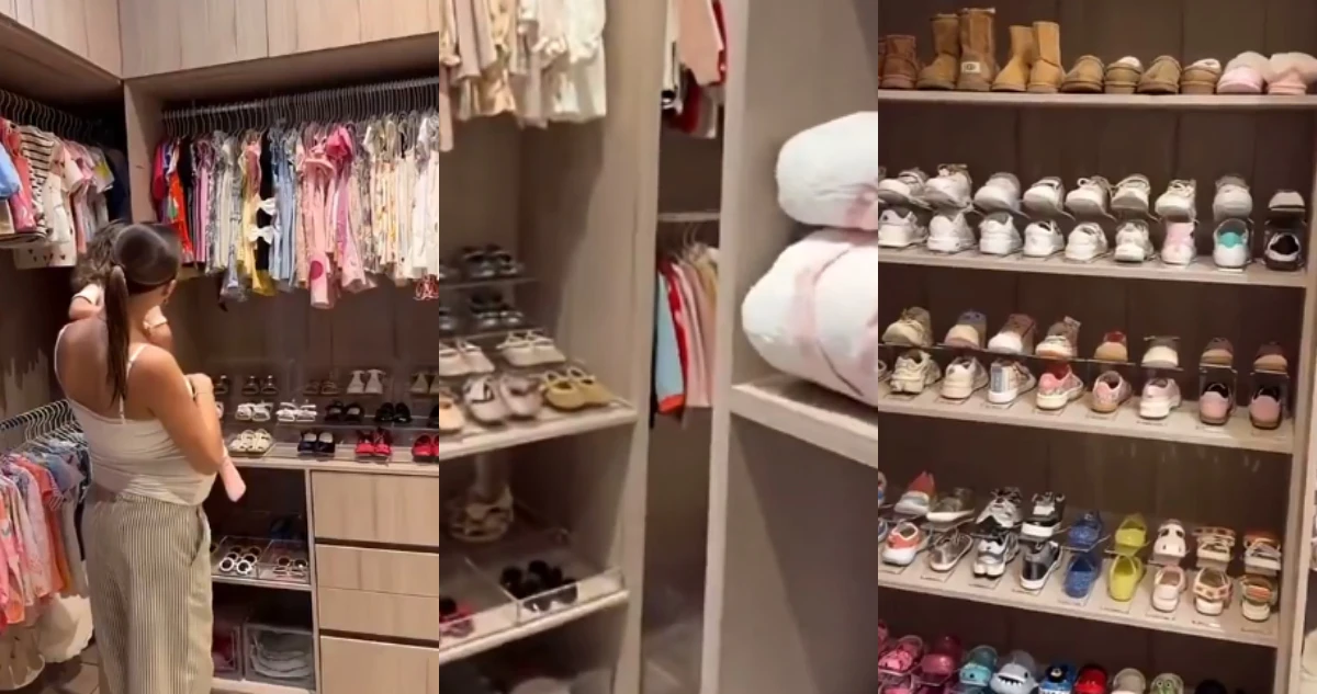 VIDEO ¬ Samuel García y Mariana asombran la Red: muestran opulento closet de su hija