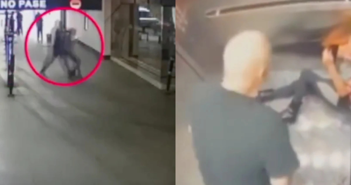 VIDEO ¬ Hombre agrede a su esposa en elevador en Cuajimalpa; lo llaman #LordElevador