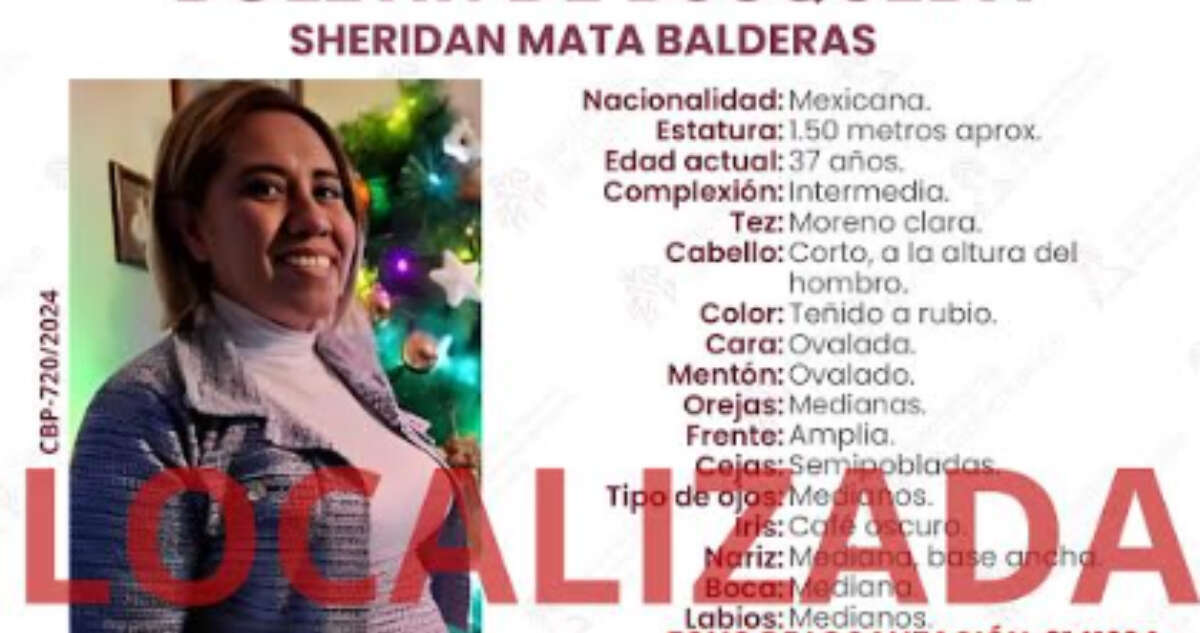 La activista Sheridan Mata es hallada con vida luego de estar 5 días de desaparecida