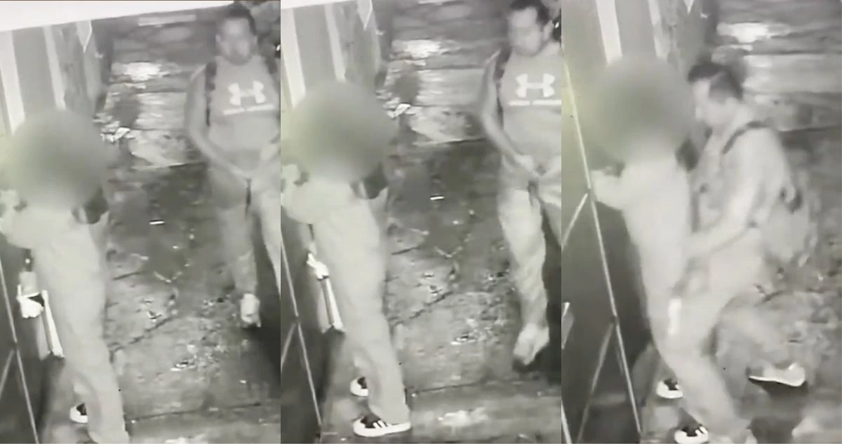 VIDEO ¬ Hombre agrede sexualmente a joven que estaba por entrar a su casa en Puebla