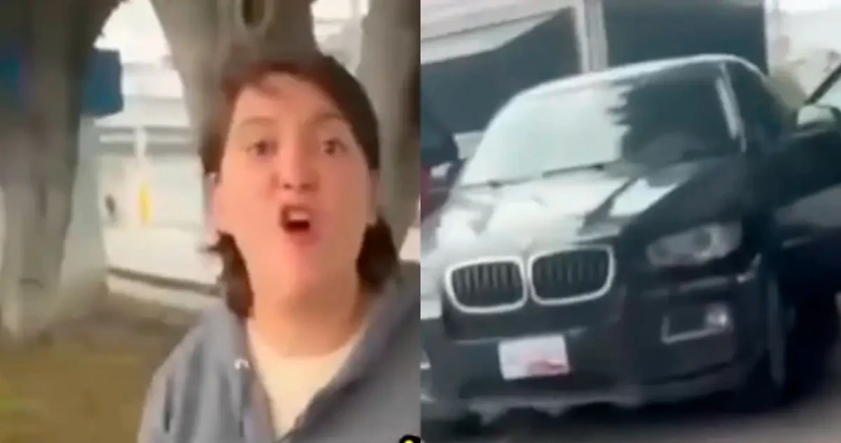 VIDEO ¬ Una mujer agrede a un ciclista en Puebla; usuarios la nombran #LadyPende**