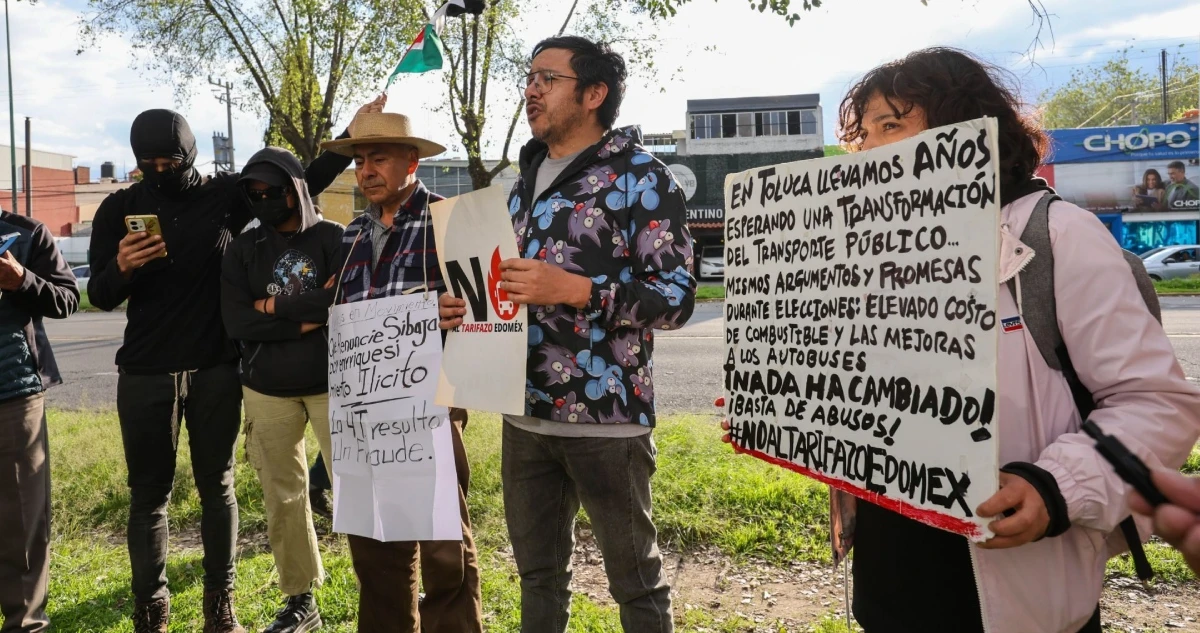 Tarifa de transporte en el Edomex sube a 14 pesos desde hoy; medida causa protestas