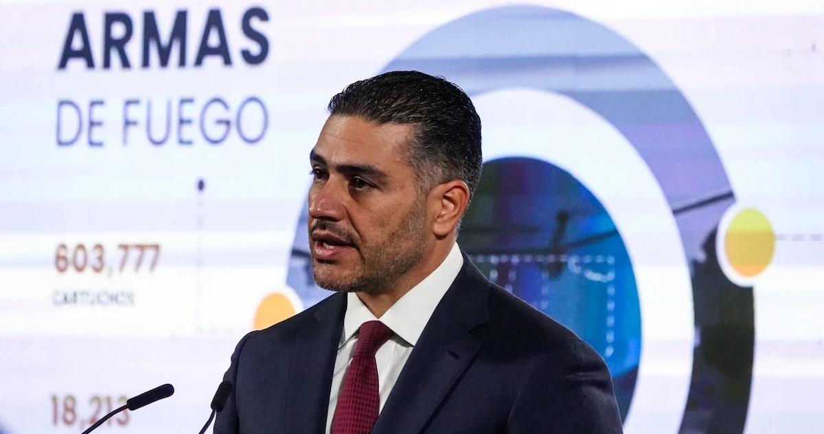 Harfuch destaca caída de 22 objetivos prioritarios y decomiso de 671 armas en 15 días