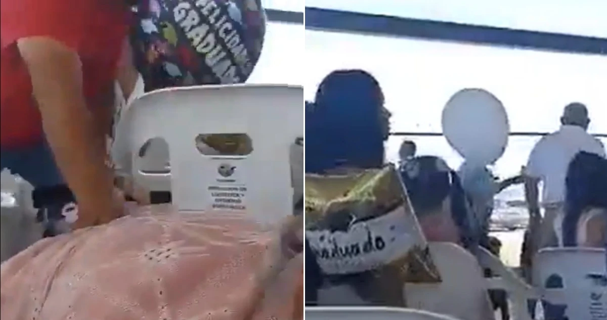 VIDEO ¬ Una balacera interrumpe graduación en una secundaria de Baja California Sur