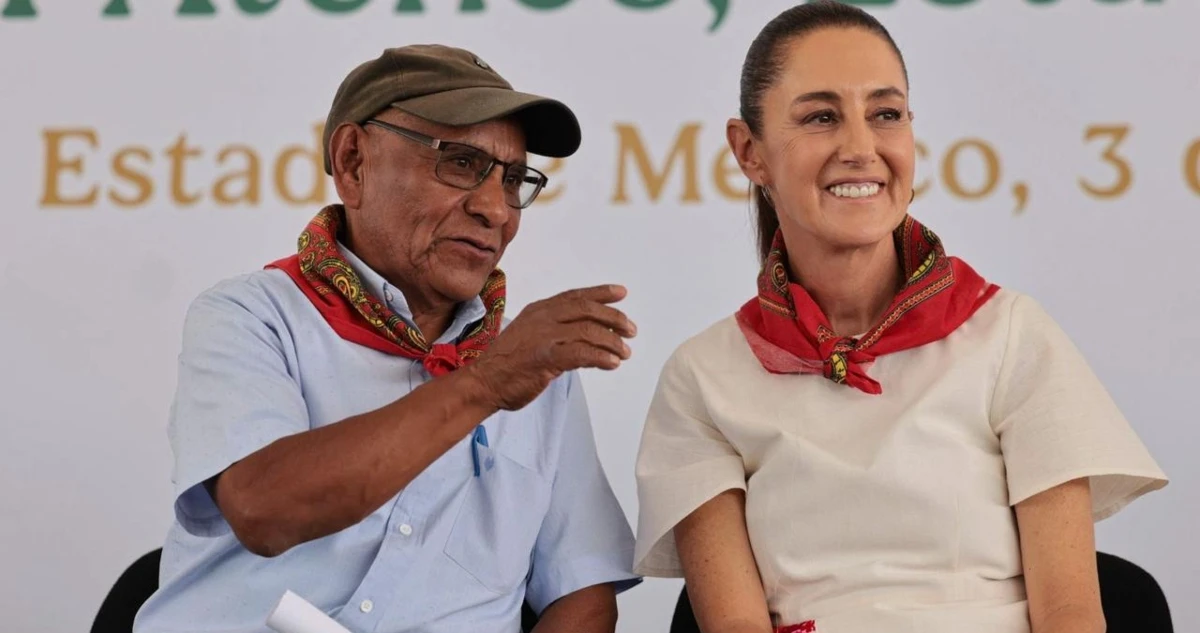 Sheinbaum inaugura hospital y escuela en Atenco. Retomará plan de justicia con FPDT