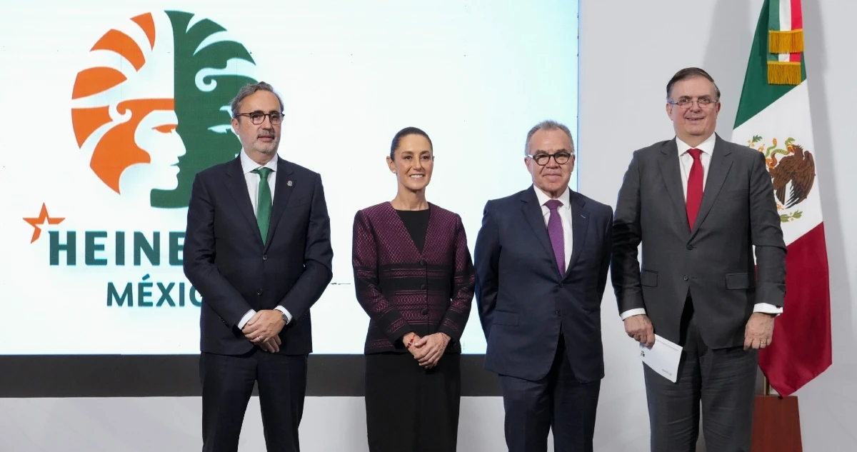 Heineken anuncia inversión de 2 mil 750 mdd para construir planta en Kanasín, Yucatán