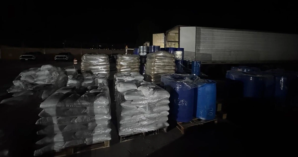 La SSPC decomisa 13 toneladas y 13 mil litros de precursores químicos en Durango