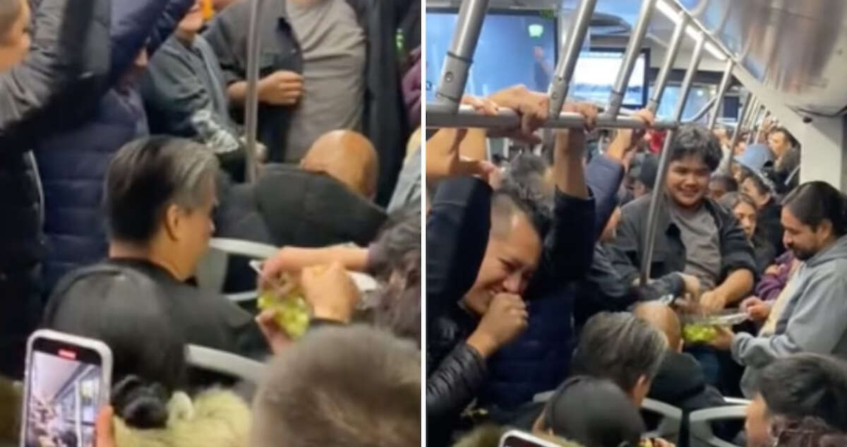 VIDEO ¬ Pasajeros del Metrobús celebran Año Nuevo con uvas; se viraliza en redes