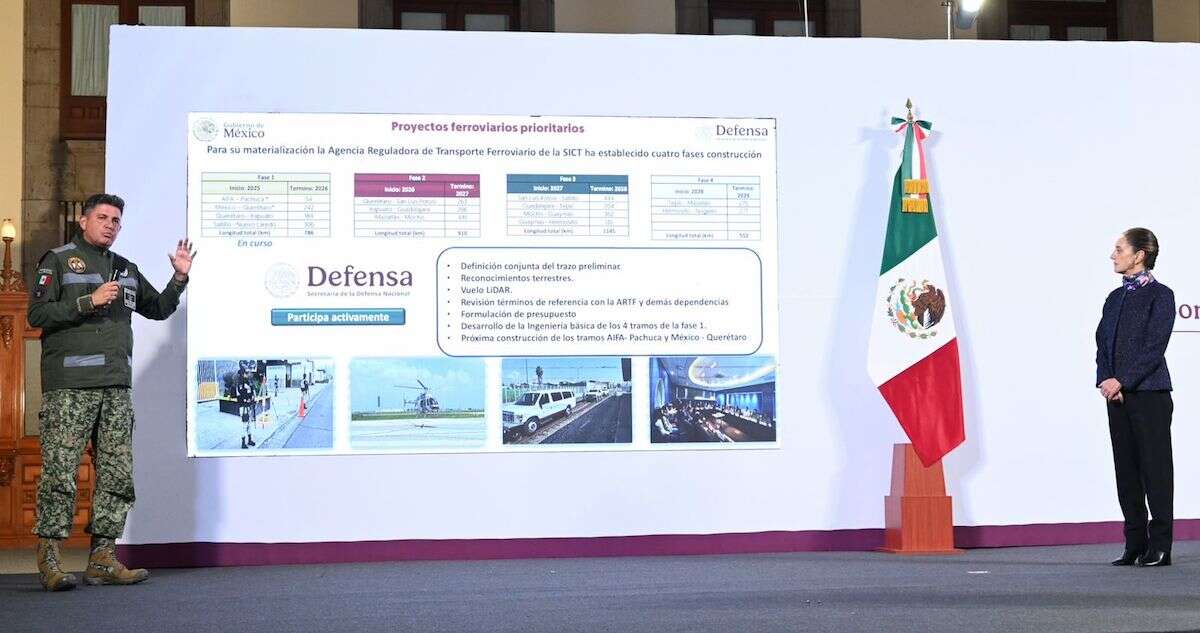 Sheinbaum detalla el regreso de trenes de pasajeros; se invertirán 157 mmdp en 2025