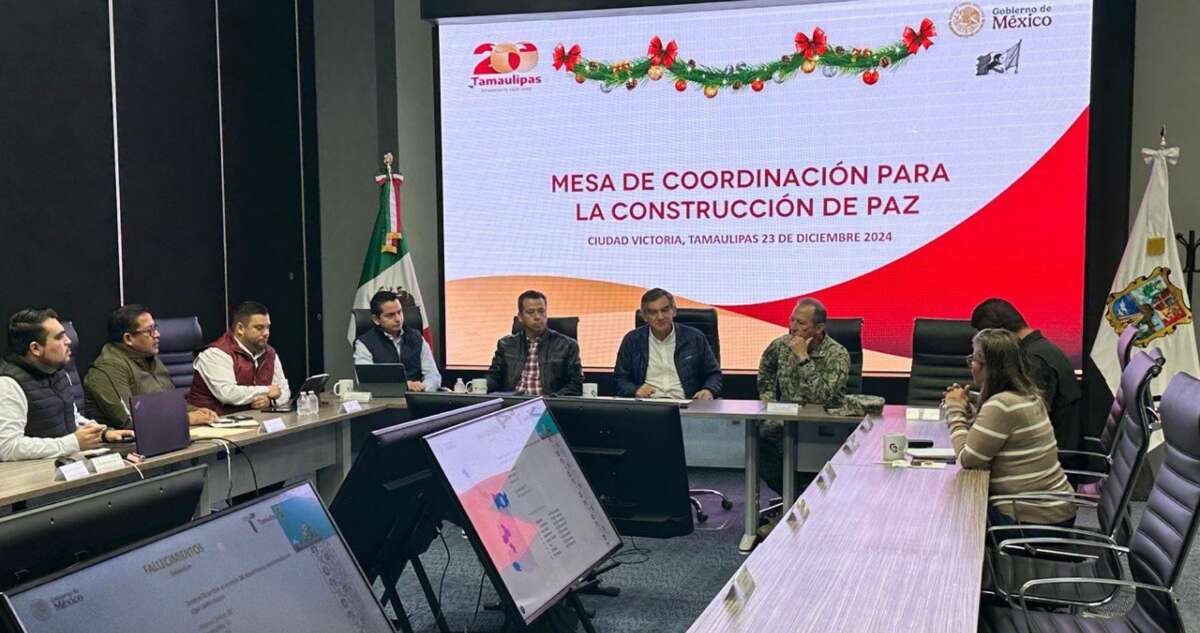 El Gobierno de Tamaulipas refuerza seguridad para garantizar paz en fiestas navideñas