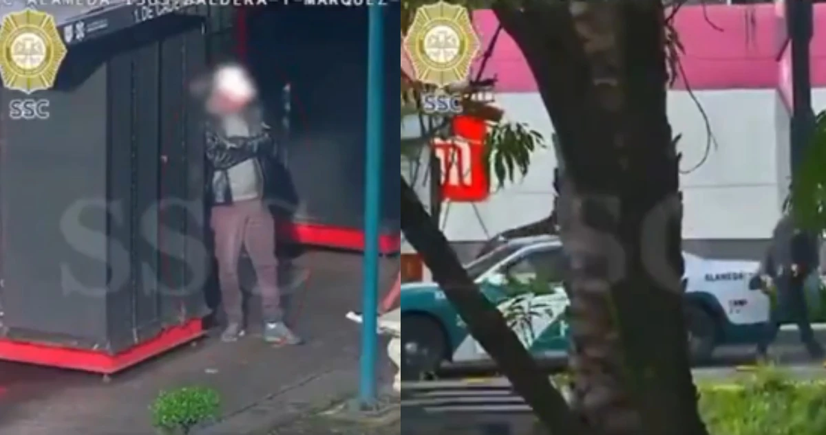 VIDEO ¬ Un hombre roba un celular en plena videollamada; C2 lo sigue y SSC lo detiene