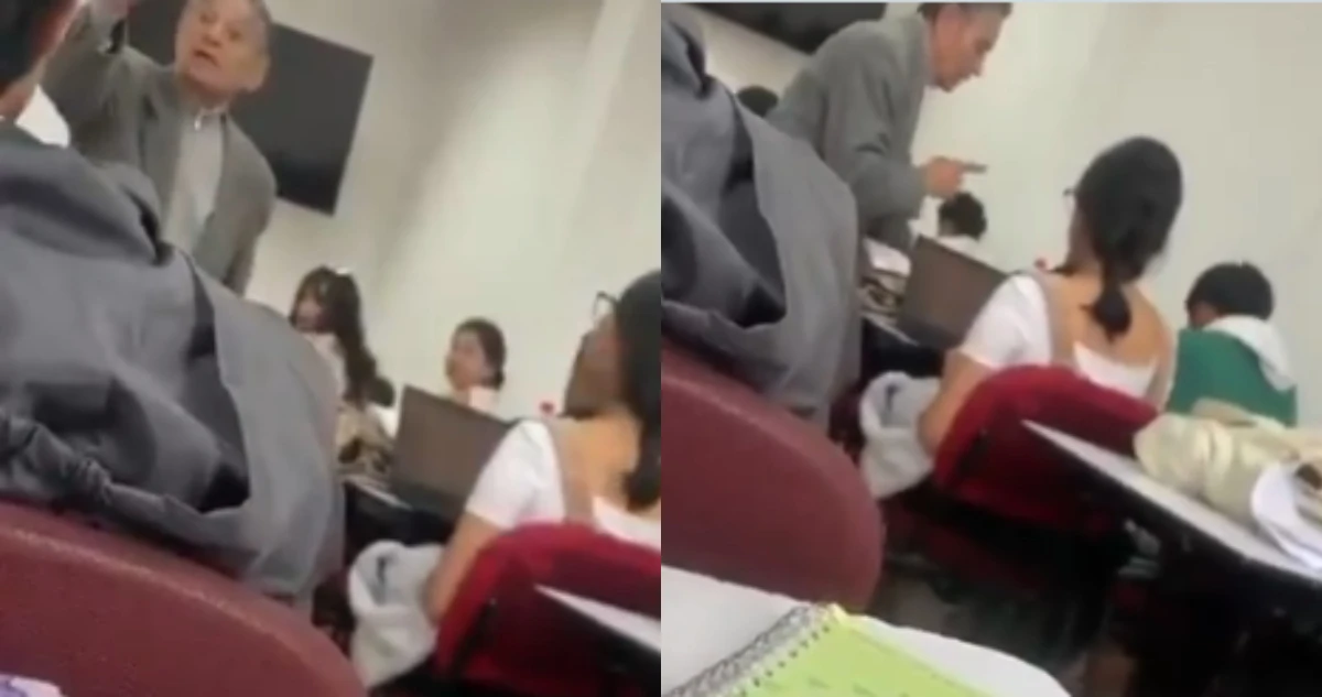 VIDEO ¬ Universidad de Chiapas suspende a maestro por insultar a alumno en clase
