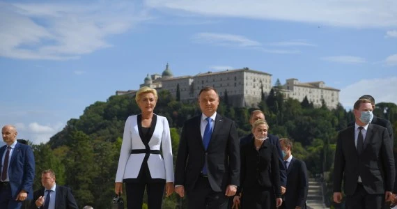 Andrzej Duda na Monte Cassino: Oddaliśmy hołd polskim żołnierzom