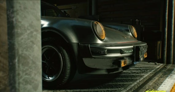 Porsche 911 w Cyberpunk 2077, bo Keanu Reeves nie może jeździć byle czym