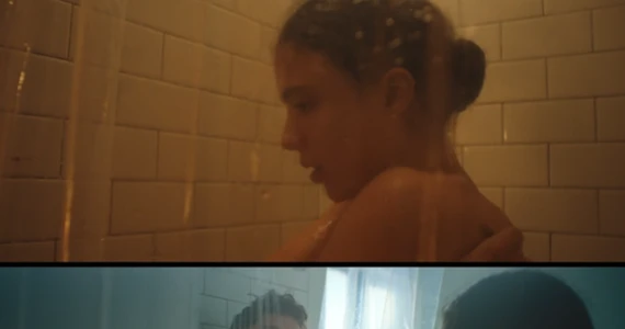 Shia LaBeouf i Margaret Qualley nago w teledysku