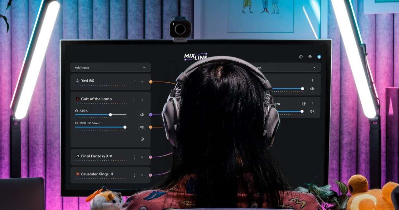 Logitech G prezentuje darmowe oprogramowanie Mixline