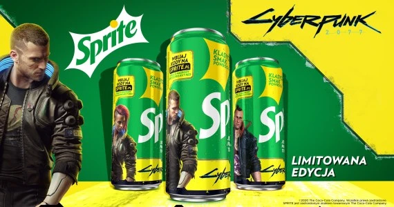 Cyberpunk 2077: Unikalna edycja puszek Sprite inspirowanych grą