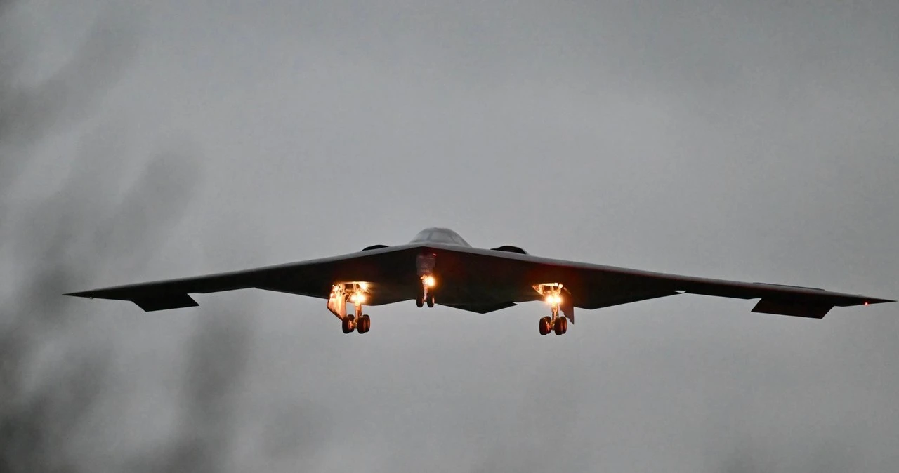 Nuklearny bombowiec B-2 Spirit wylądował w Wielkiej Brytanii