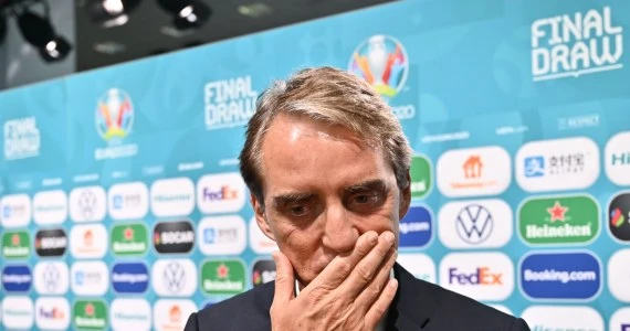 Włochy - Polska w Lidze Narodów. Roberto Mancini zakażony koronawirusem