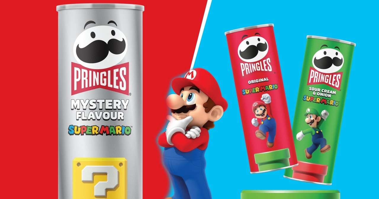 Mario wskoczył do tuby z chipsami Pringles. Fani z szansą na wielką wygraną